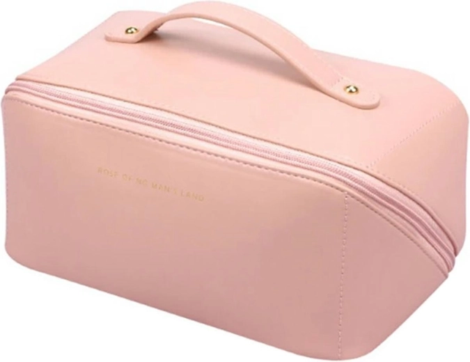 Trousse de toilette pliable organisateur rose