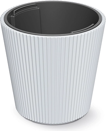 Milly Planter with Insert 29.9 cm White