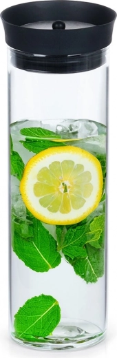 Glass carafe with lid 1 l
