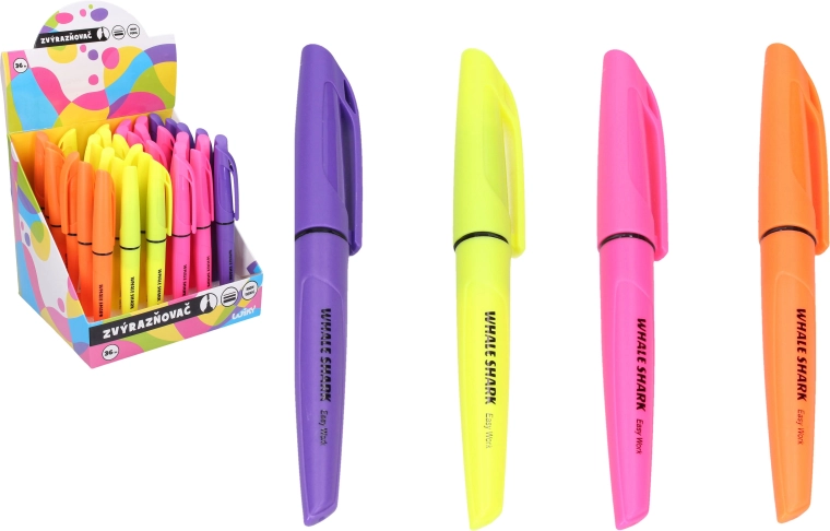 fluorescent highlighter – set of 4 colors