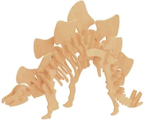 Woodcraft Wooden 3D Puzzle Stegosaurus