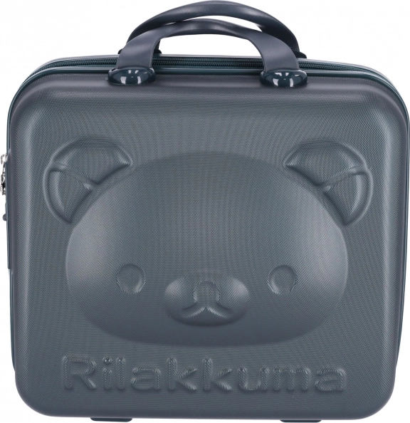 Kids suitcase / Adorable travel makeup case - dark green