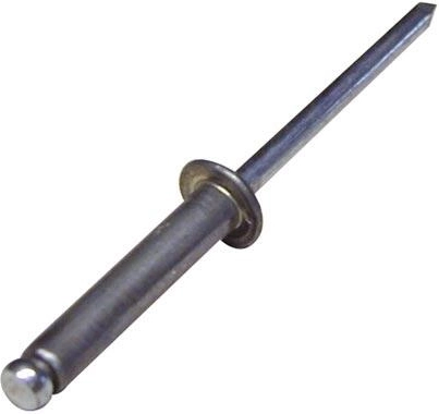 Blindniete 4,8 × 12 mm Stahl/Stahl (50 Stk.)