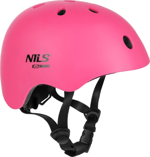 Casque NILS Extreme MT301 rose – S (52-56 cm)