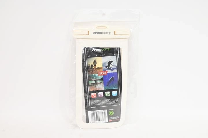 Waterproof phone pouch with clear window and lanyard