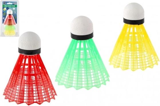Volants de badminton en plastique coloré 3 pcs