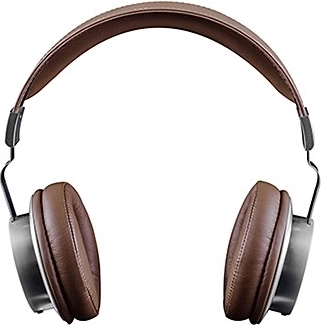 Modecom MC‑1500 HF brown wired over-ear headphones with microphone
