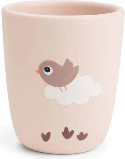 Done by Deer mini gobelet en silicone Playground rose