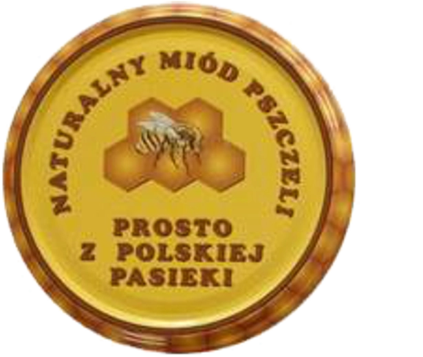 Metal honey jar lids 82 mm with 6 lugs – pack of 750 pcs