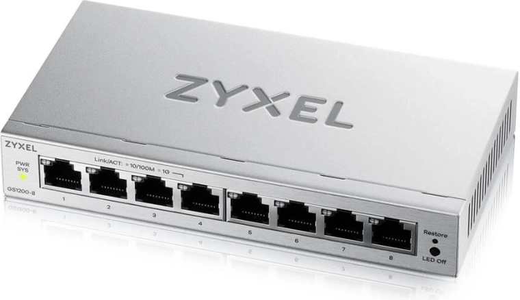 8-port gigabit network switch ZYXEL GS1200-8 v3