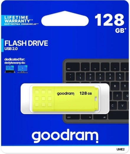 USB disk Yellow 128GB GOODRAM UME2 s 2.0