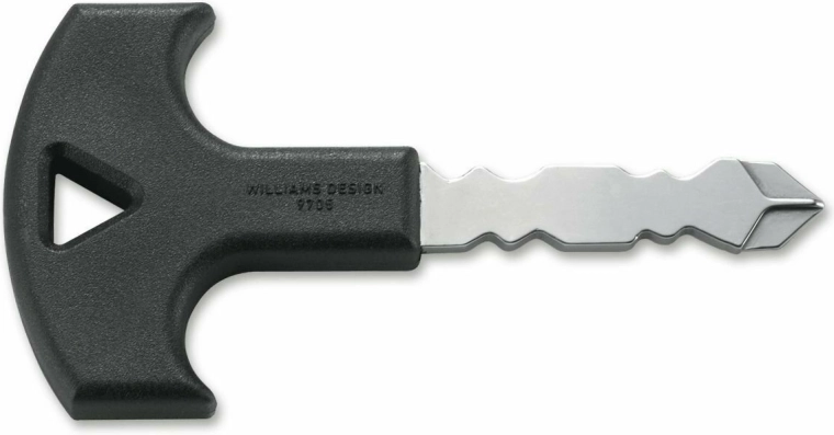 CRKT Defense Key Black – clé tactique d’autodéfense 4,5 cm