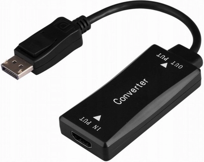 Convertisseur actif HDMI vers DisplayPort 4K 30 Hz, 0,15 m