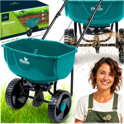 Plonos 27 L Handheld Seed and Fertilizer Spreader