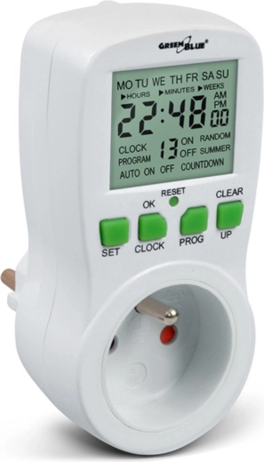 Minuterie numérique GreenBlue GB107 – 16 programmes