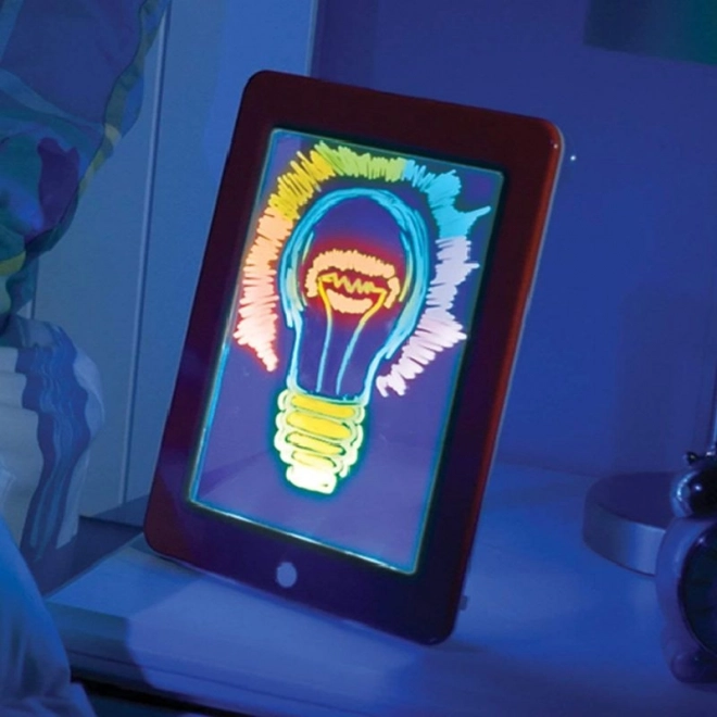 Tablette magique de dessin 3D avec feutres - bleu