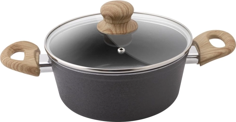 Lamart Kochtopf mit Deckel Natur 18 cm