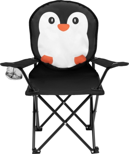 Chaise de camping pliante pour enfants NILS Fun pingouin