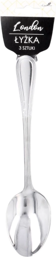 Set of 3 London Spoons in Stainless Steel