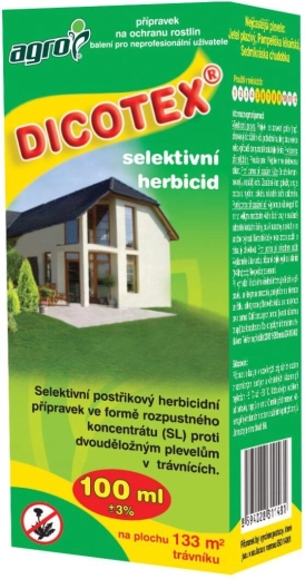 Agro Dicotex herbicide sélectif pour pelouses 100 ml