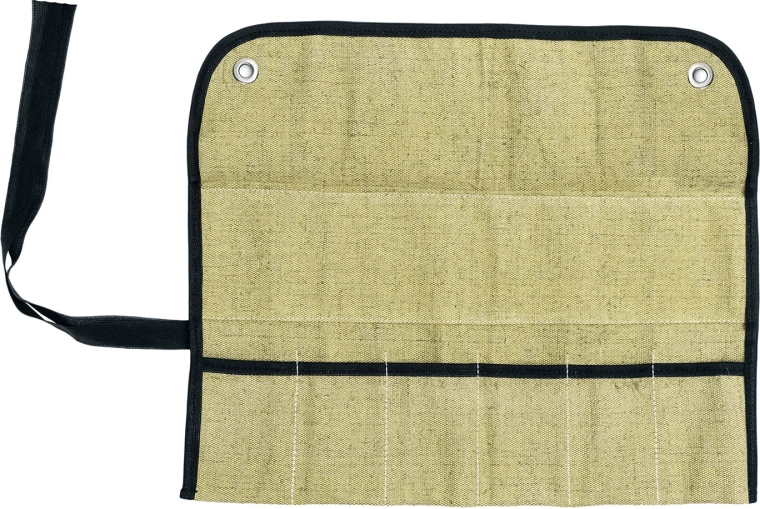 Canvas roll-up tool bag with 6 pockets BEAVERCRAFT