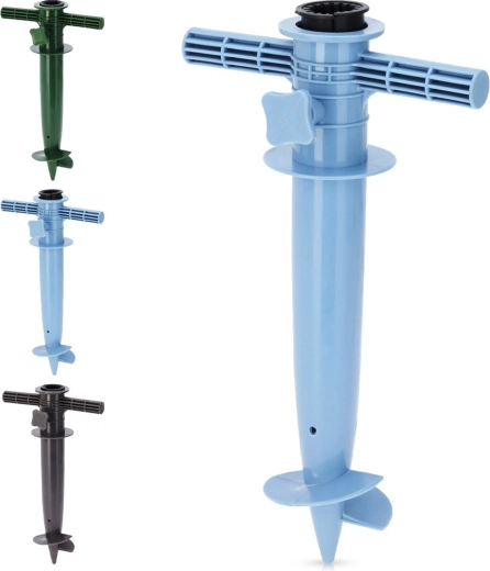 Support à visser pour parasol de jardin et de plage 30 cm