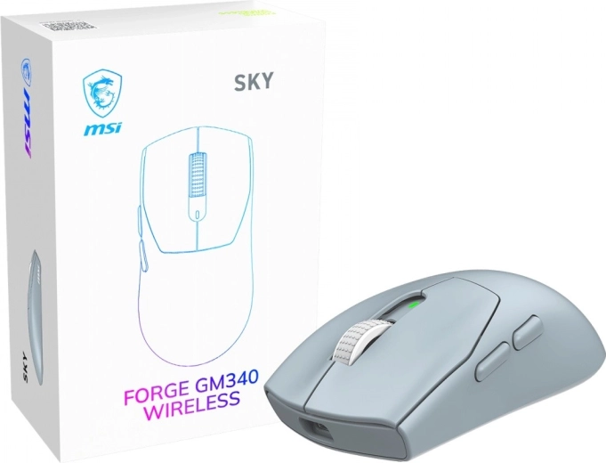 MSI Forge GM340 Wireless Sky wireless gaming mouse