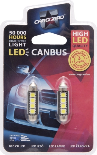 LED-sofitlamp 39 mm 12 V 3 W 6000 K