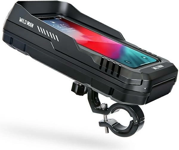 Wildman FK2 handlebar bag for phone, black