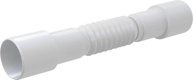 Flexibele afvoerreductie 40/50 × 50/40 mm, verstelbare lengte