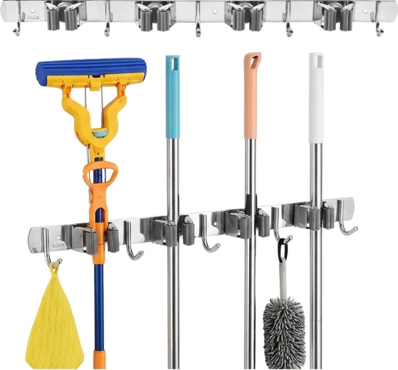 Organisateur mural Maclean pour outils et accessoires de nettoyage MC-184