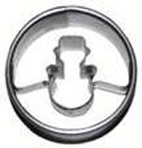 Uitsteekvorm TORO rondje sneeuwpop 4 cm
