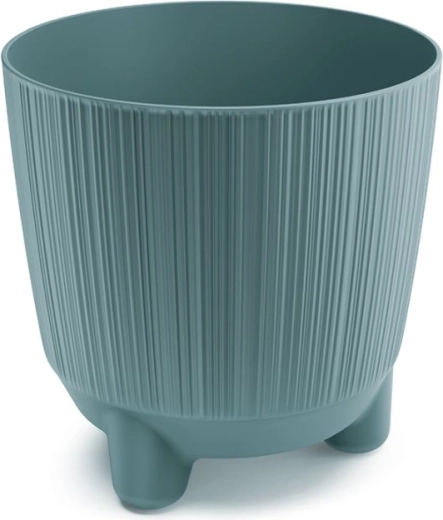 Cache-pot avec pieds RYFO N 16,8 cm bleu scandinave