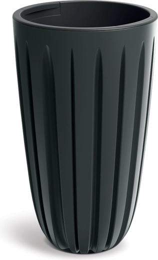 Wario Planter 29 cm coal with inner insert