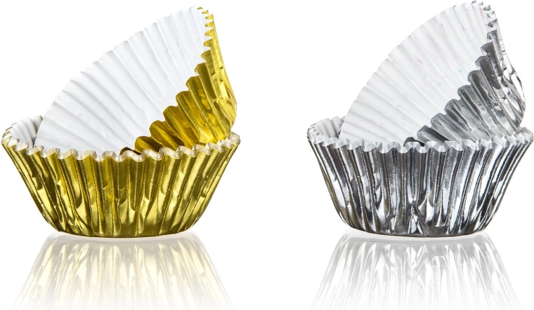 Aluminium bakvormpjes 7,2 × 2,1 cm CULINARIA (42 stuks)