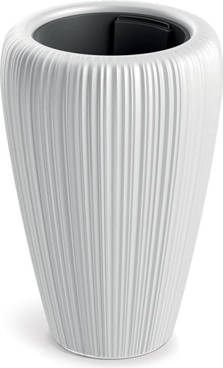 Pot de fleurs OROBO blanc 39,5 cm - 1 pièce