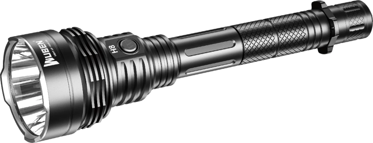 Wuben H8 Deluxe Kit tactical flashlight 1800 lm, black set