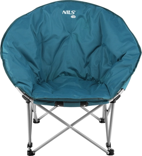 NILS Camp Folding Camping Chair blue