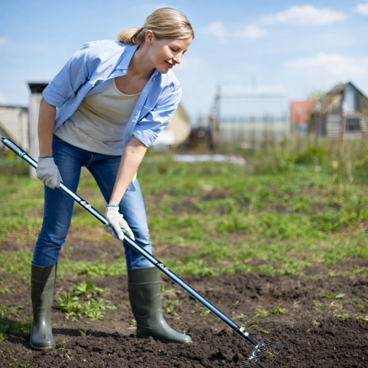 Binette de jardin et cultivateur à griffes en 3 parties – 120 cm