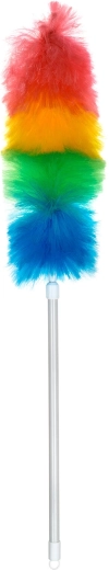 Antistatic telescopic duster, three-color, 86–120 cm