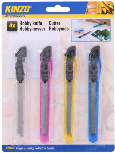 Abbrechmesser KINZO, Set mit 4 Stück