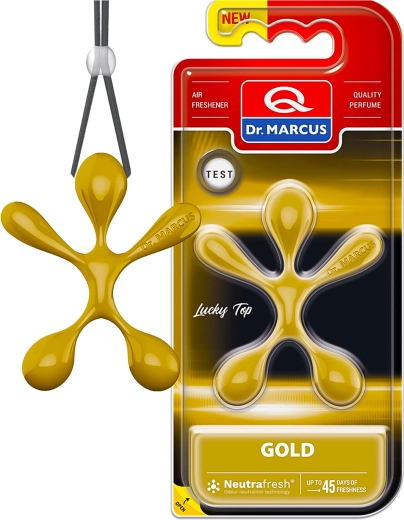 Dr. Marcus Lucky Top Gold luchtverfrisser voor in de auto