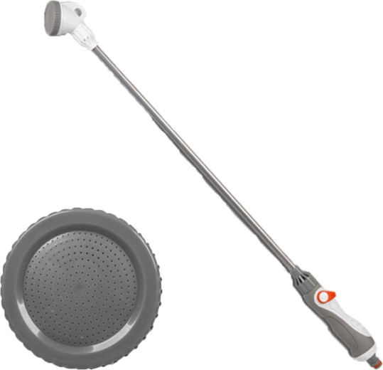 Handheld garden shower with valve 74 cm