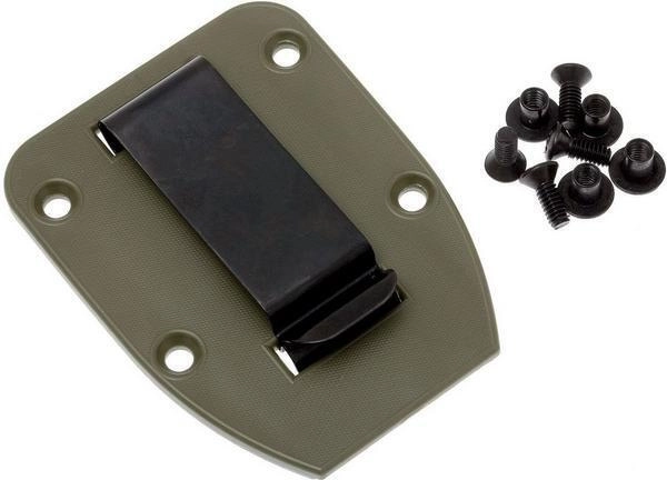 ESEE Clip Plate belt clip for sheaths for models 3 and 4, green