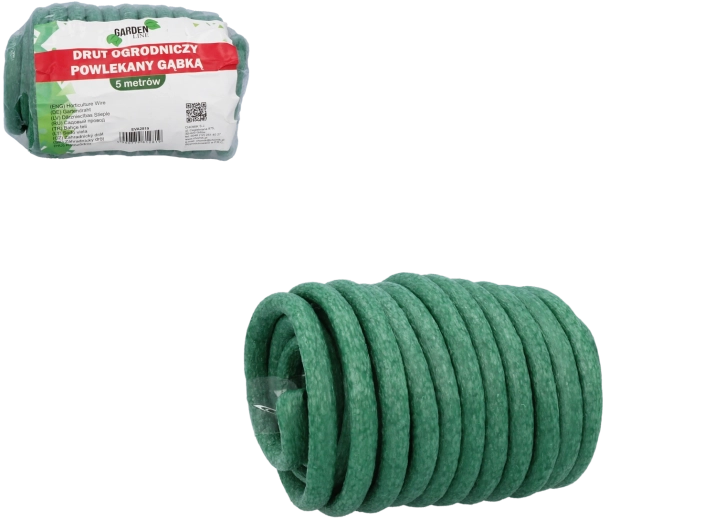 Gartendraht mit Schaumstoffüberzug 5 m