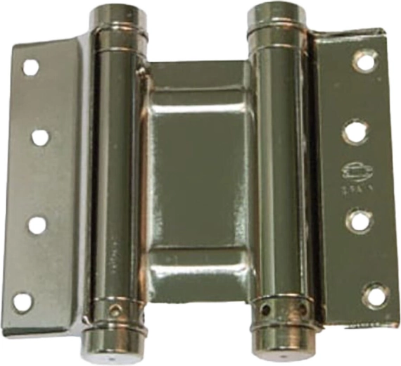 Spring hinge 125 mm, 30 kg, nickel – set of 2 pcs