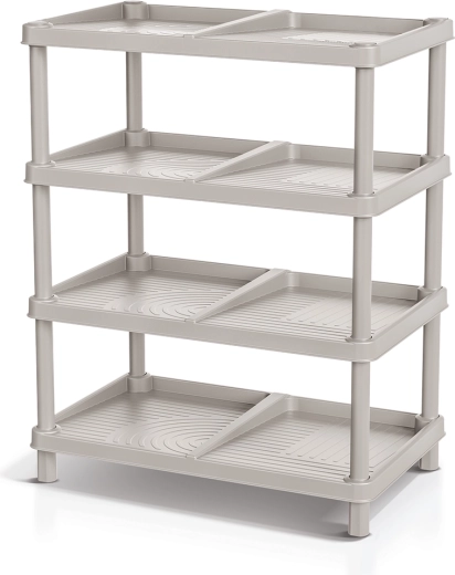 TASSY RACK Shoe Rack, Light Brown
