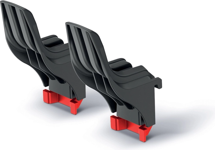 Set of 2 multifunctional hooks CLIP CORD - black