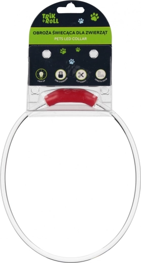 Collier LED USB lumineux pour chien et chat