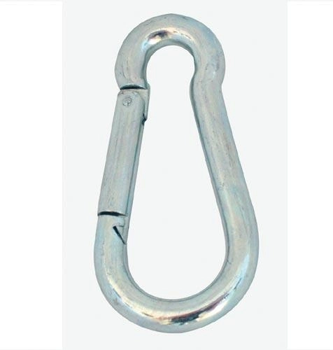 Carabiner 140 × 12 mm zinc (10 pcs)